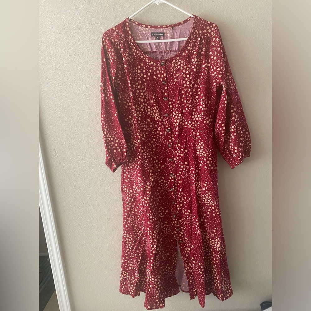 NWOT Toad & Co Manzana dress- medium